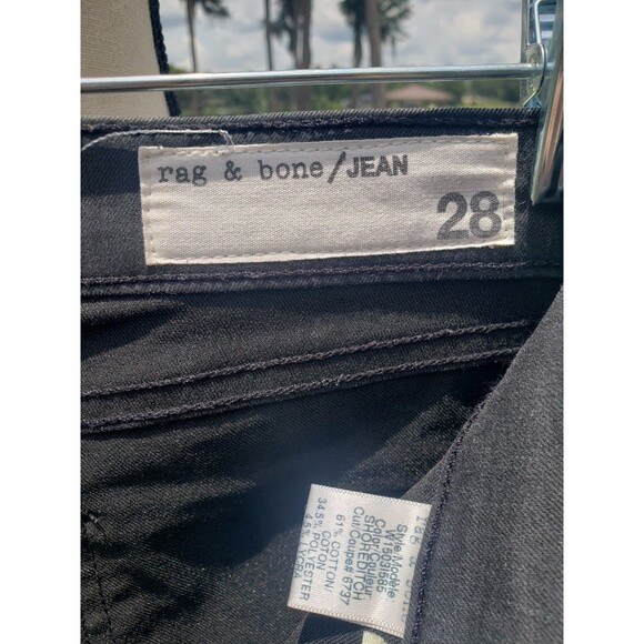 Rag & Bone skinny leggings Sz 28 Shoreditch Black - Picture 11 of 16